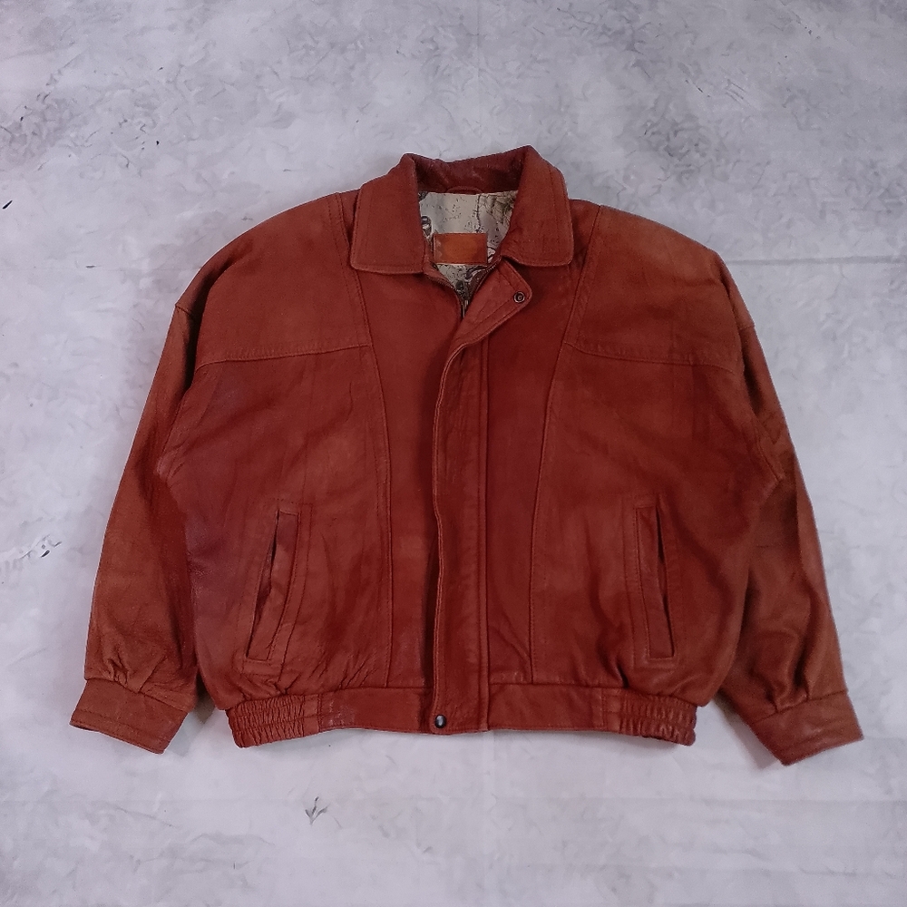 Vintage Brown Leather Jacket The Olde Hide House